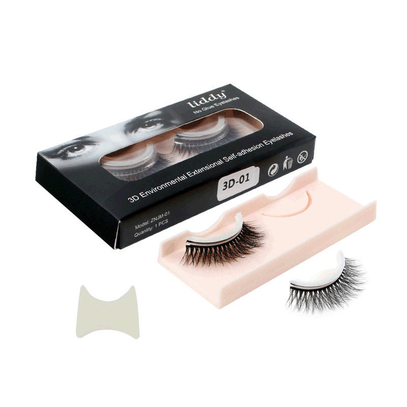3D False Eye lashes Extension on Reusable Self-Adhesive Natural Curly Eye lashes Self Adhesive Eye lashes Makeup Tools 3D False Eye lashes Extension on Reusable Self-Adhesive Natural Curly Eye lashes Self Adhesive Eye lashes Makeup Tools